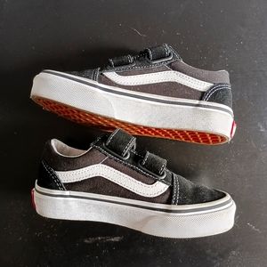 Vans Suede Canvas Old Skool V Black Size 11